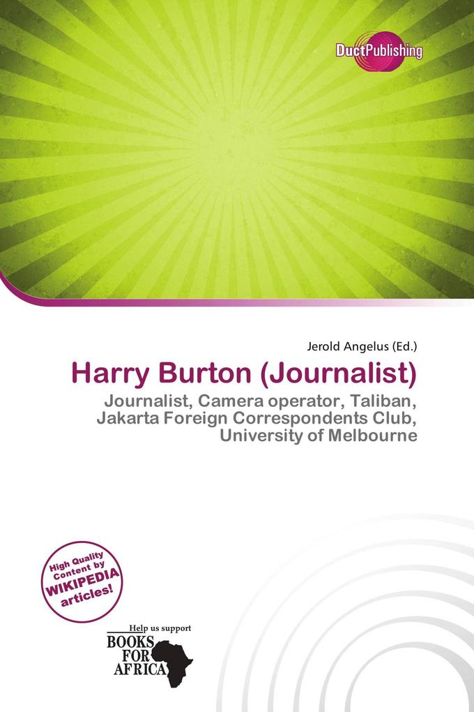 Harry Burton (Journalist)
