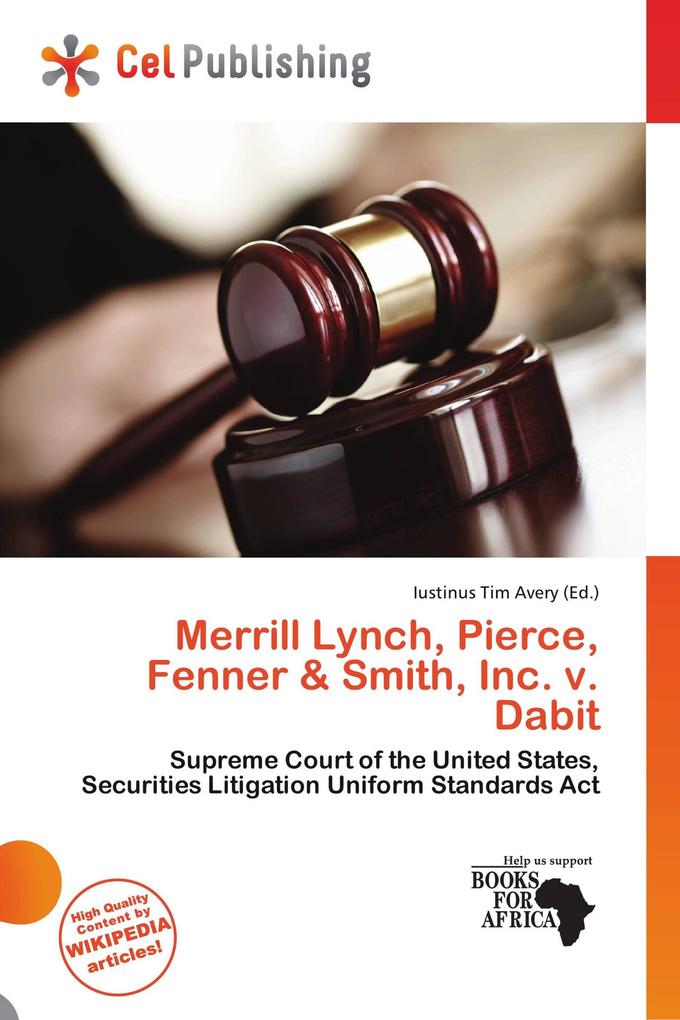 Merrill Lynch Pierce Fenner & Smith Inc. v. Dabit