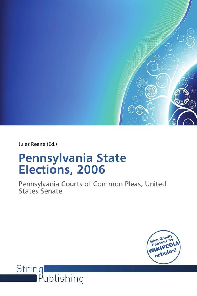 Pennsylvania State Elections 2006