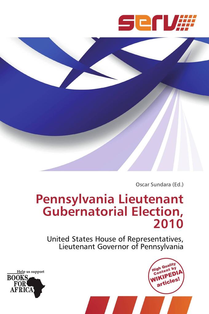 Pennsylvania Lieutenant Gubernatorial Election 2010