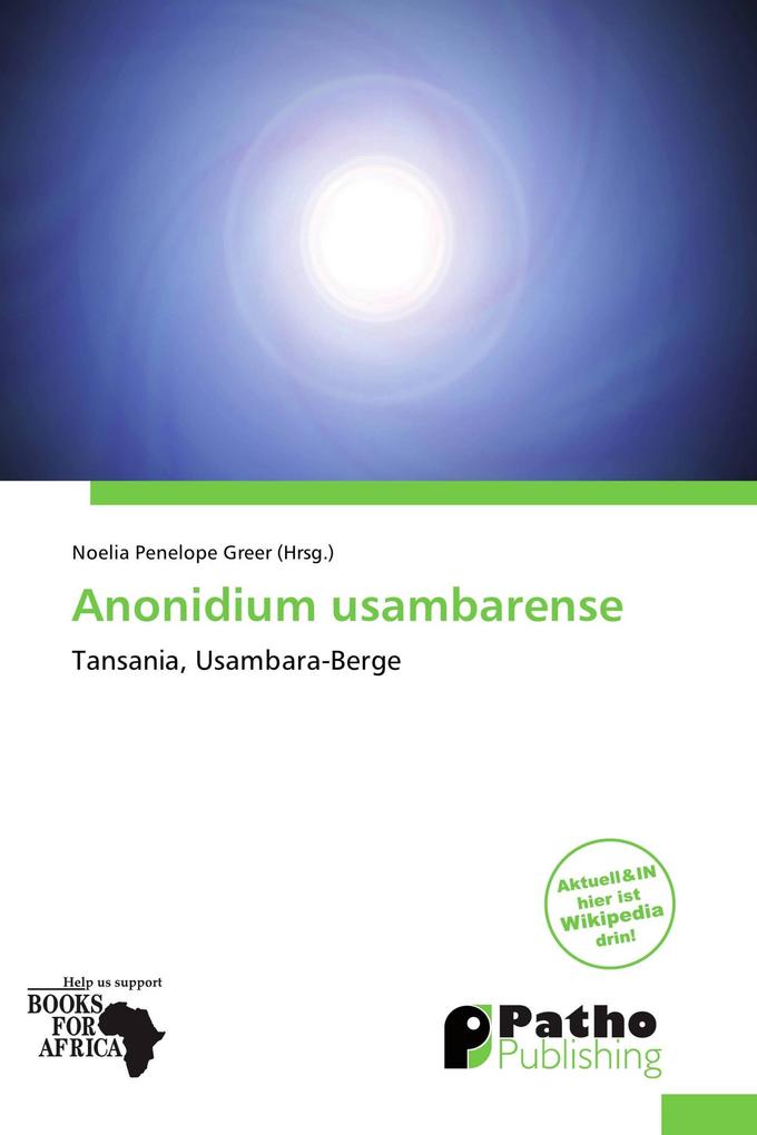 Anonidium usambarense