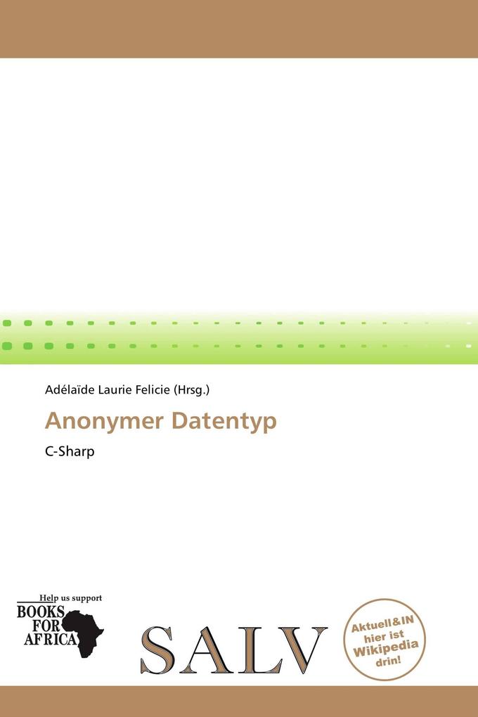 Anonymer Datentyp