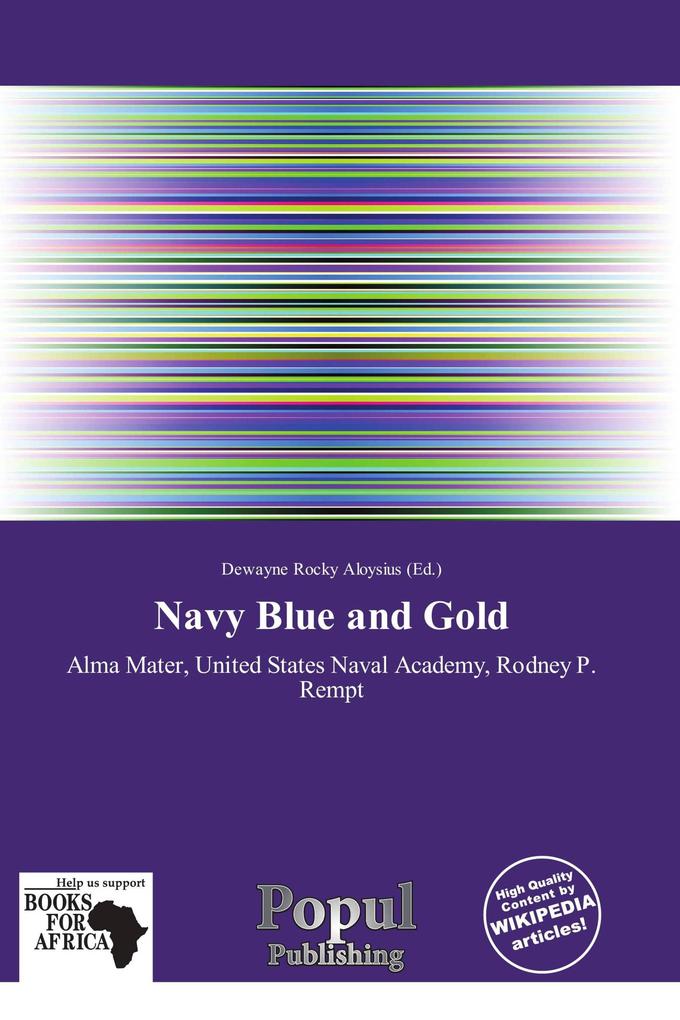 Navy Blue and Gold