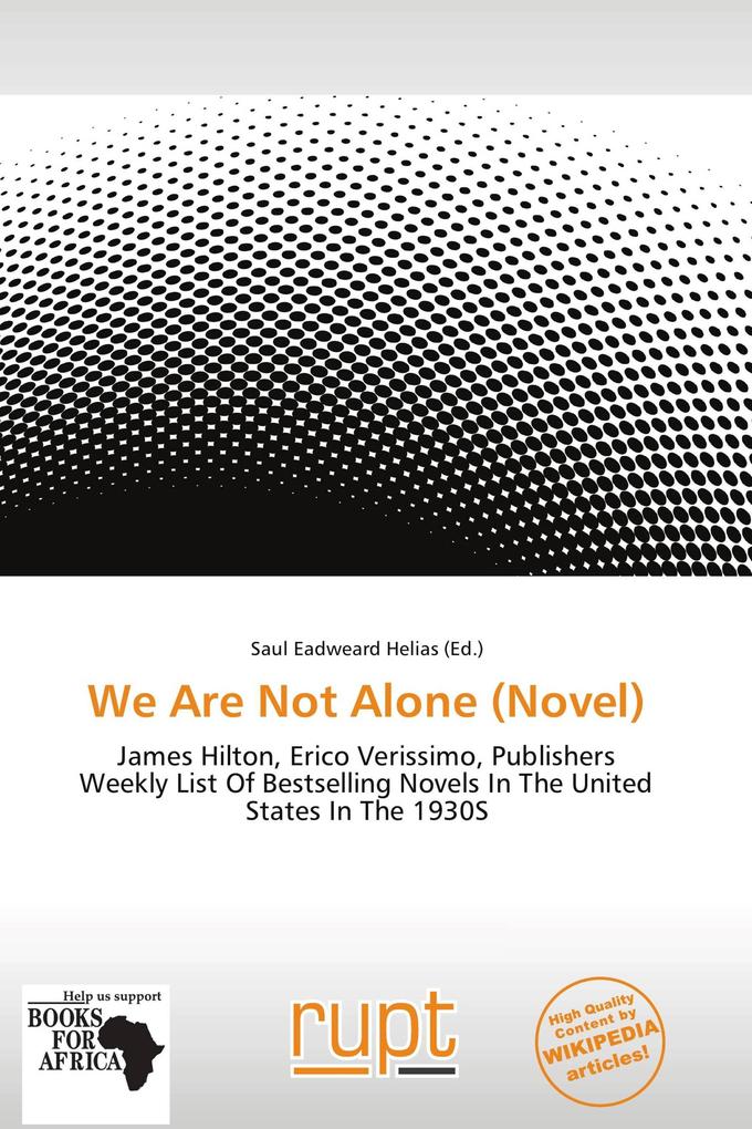We Are Not Alone (Novel)