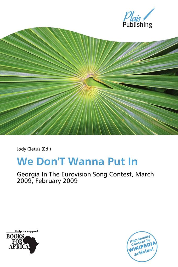 We Don'T Wanna Put In