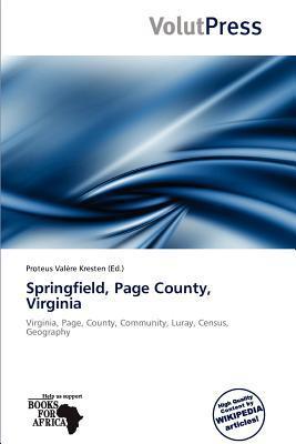 Springfield Page County Virginia