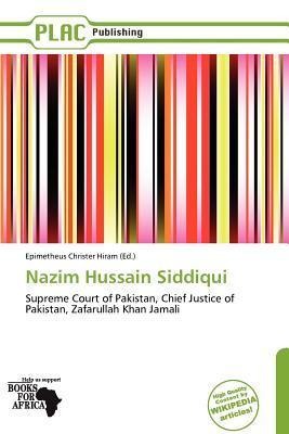 Nazim Hussain Siddiqui