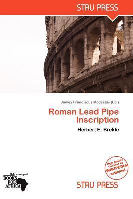 Roman Lead Pipe Inscription