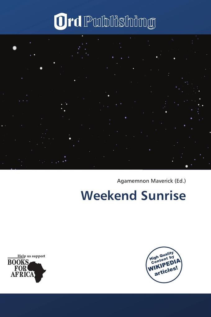 Weekend Sunrise