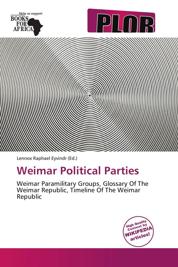 Weimar Political Parties