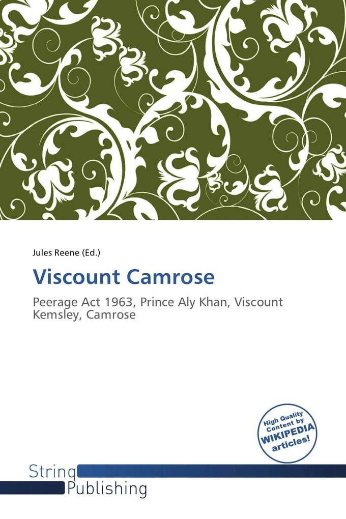 Viscount Camrose