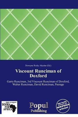 Viscount Runciman of Doxford