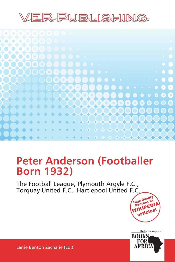 Peter Anderson (Footballer Born 1932)