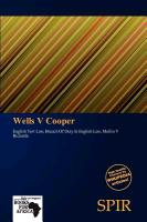 Wells V Cooper