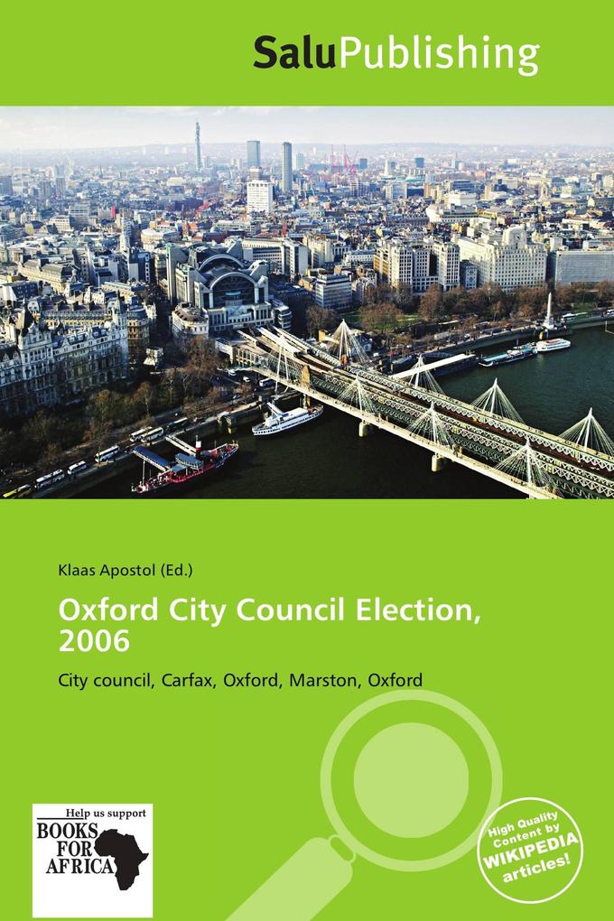 Oxford City Council Election 2006