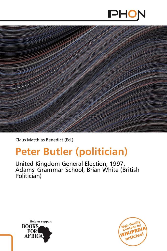 Peter Butler (politician)