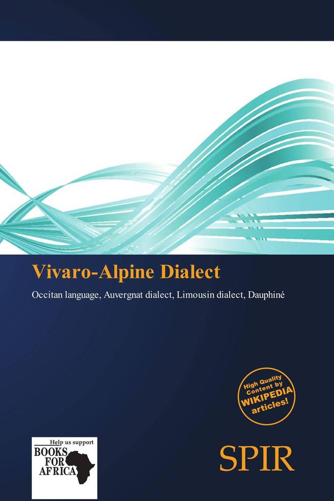 Vivaro-Alpine Dialect