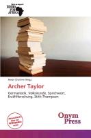 Archer Taylor