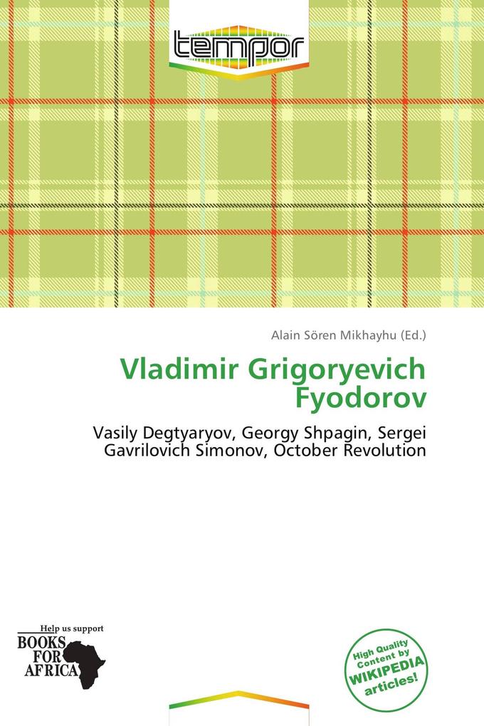 Vladimir Grigoryevich Fyodorov