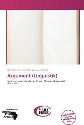 Argument (Linguistik)