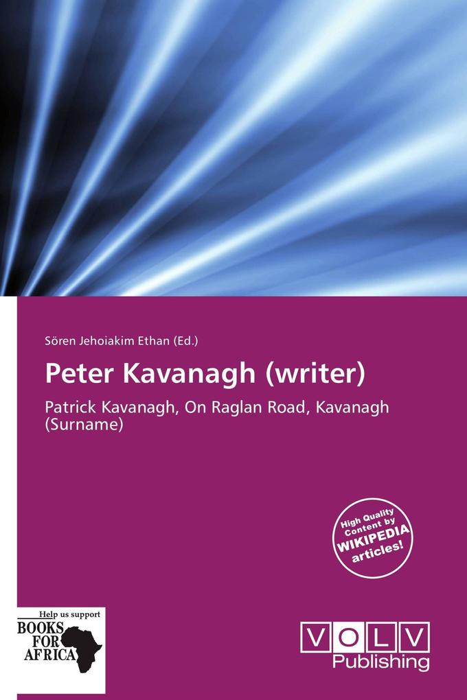 Peter Kavanagh (writer)