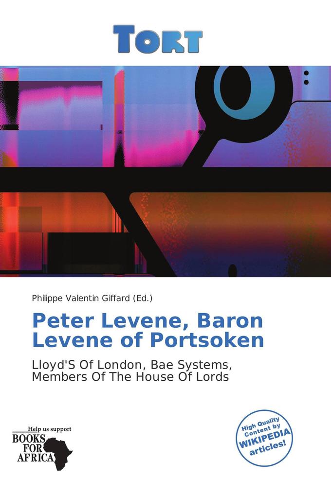 Peter Levene Baron Levene of Portsoken