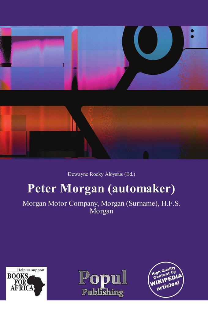 Peter Morgan (automaker)