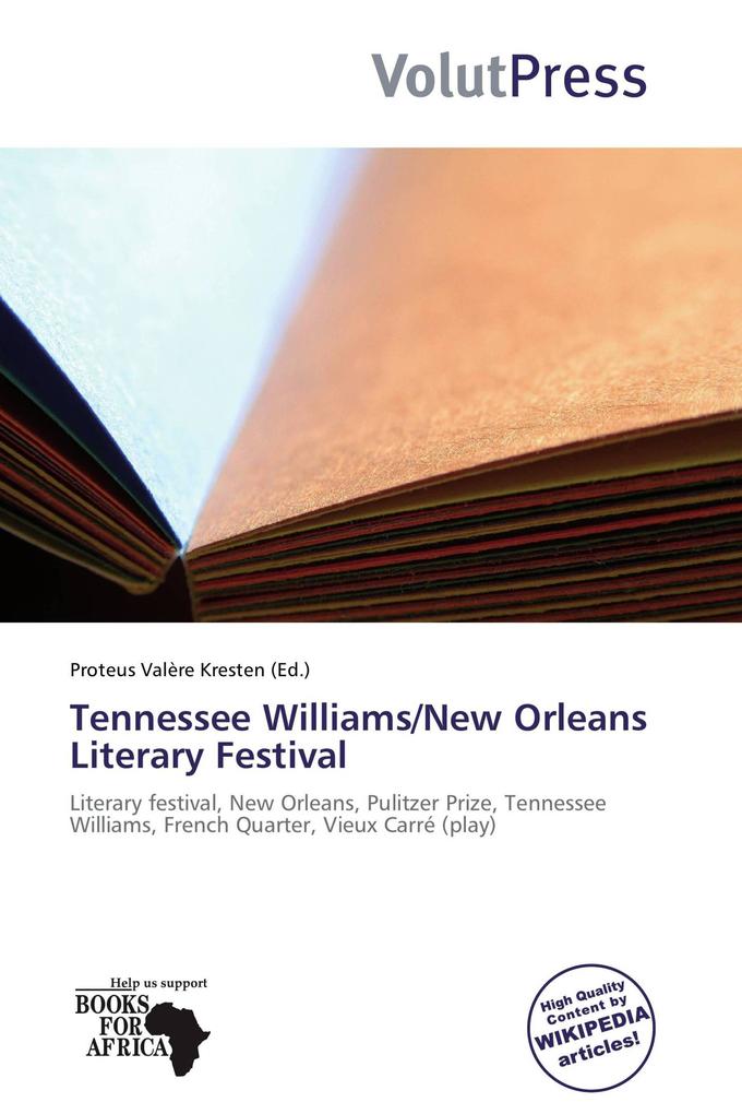 Tennessee Williams/New Orleans Literary Festival