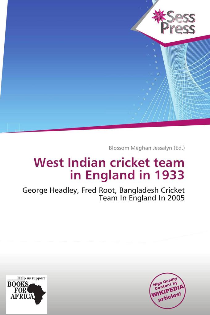 West Indian cricket team in England in 1933