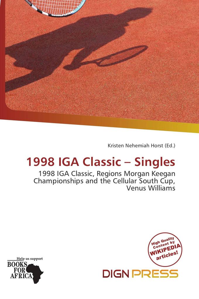 1998 IGA Classic - Singles