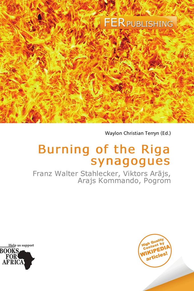 Burning of the Riga synagogues
