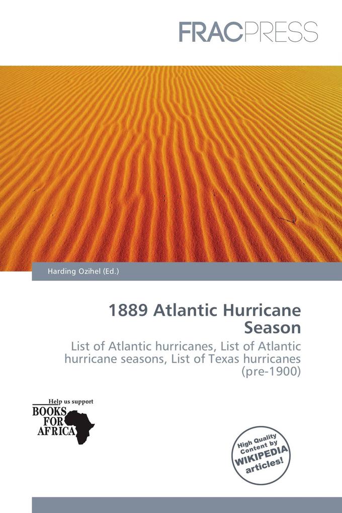 1889 Atlantic Hurricane Season