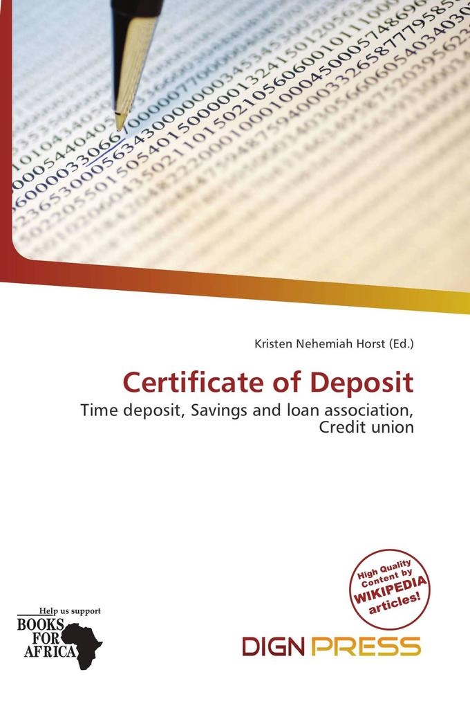 Certificate of Deposit