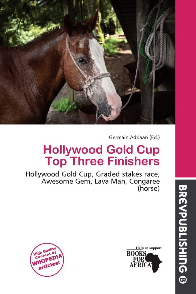 Hollywood Gold Cup Top Three Finishers