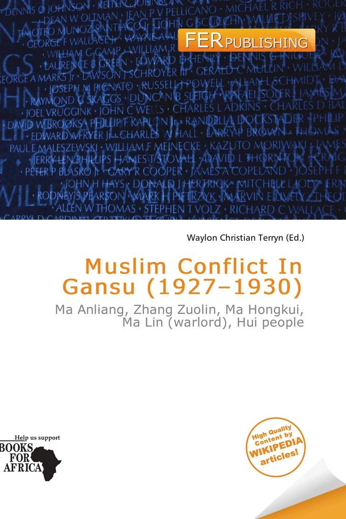 Muslim Conflict In Gansu (1927-1930)