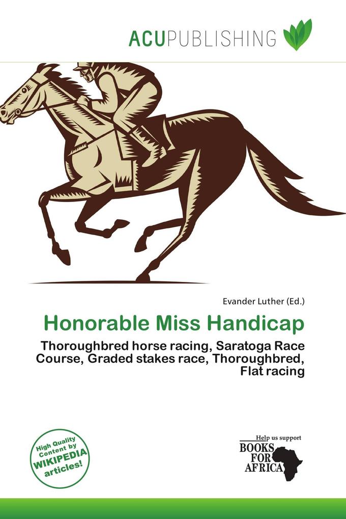Honorable Miss Handicap