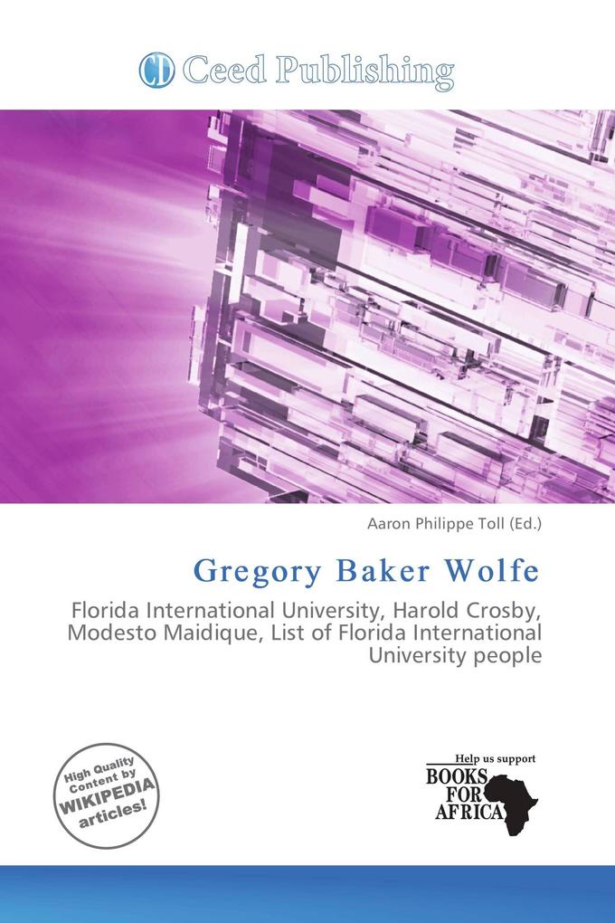 Gregory Baker Wolfe