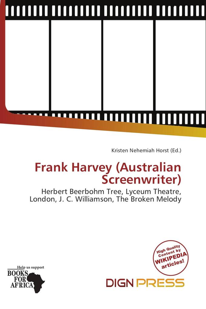 Frank Harvey (Australian Screenwriter)