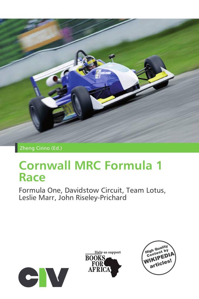 Cornwall MRC Formula 1 Race