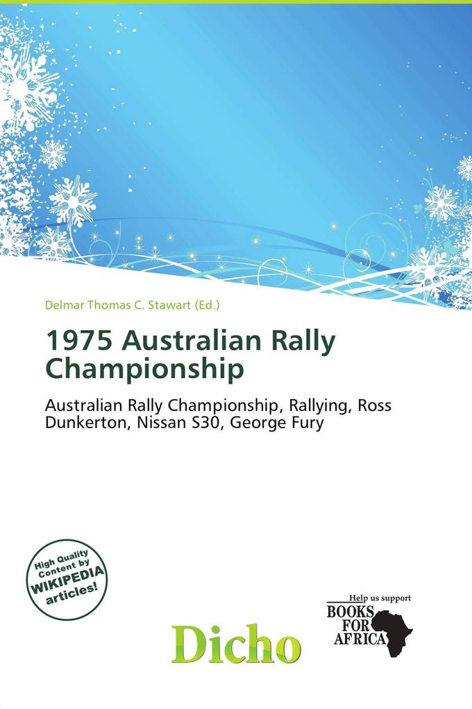 1975 Australian Rally Championship