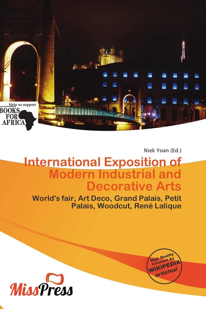 International Exposition of Modern Industrial and Decorative Arts