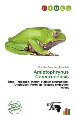 Amietophrynus Camerunensis