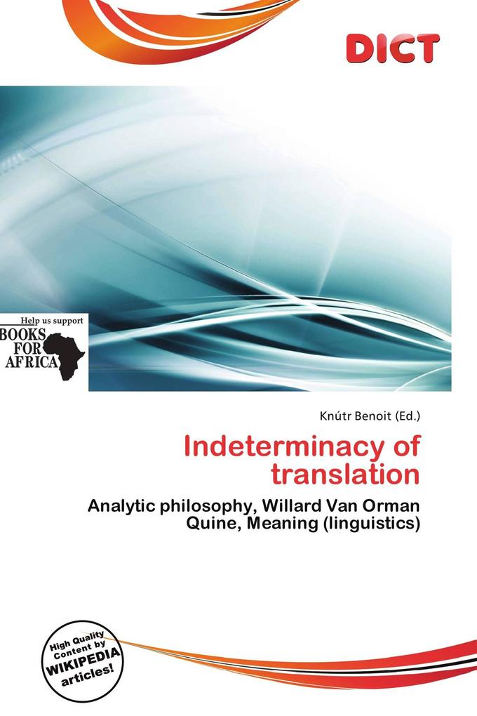 Indeterminacy of translation