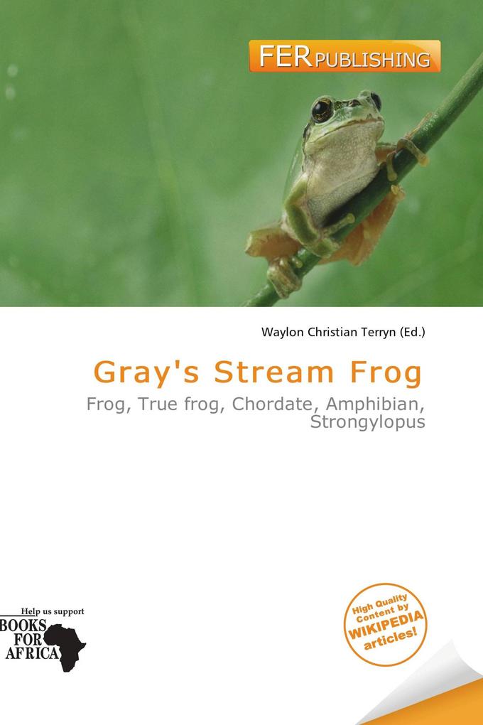 Gray's Stream Frog