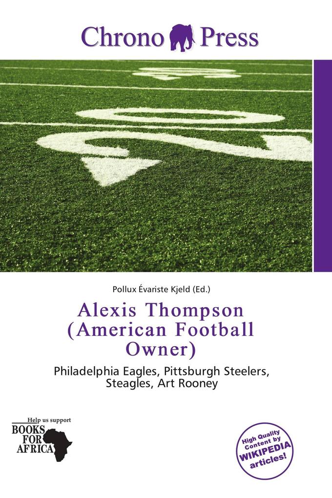 Alexis Thompson (American Football Owner)