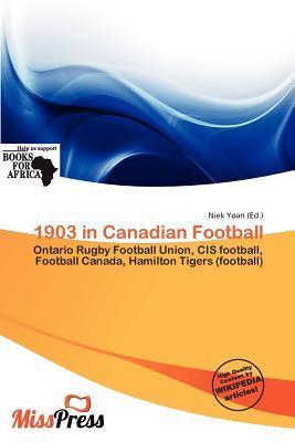 1903 in Canadian Football