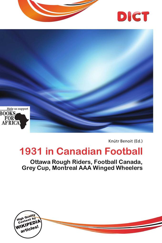 1931 in Canadian Football