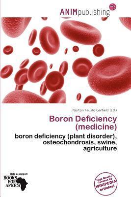 Boron Deficiency (medicine)