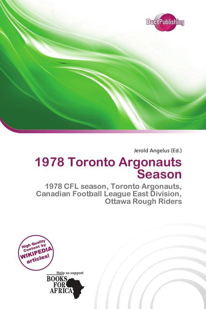 1978 Toronto Argonauts Season