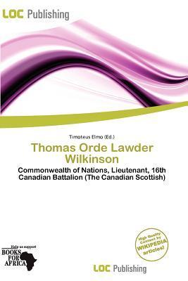 Thomas Orde Lawder Wilkinson